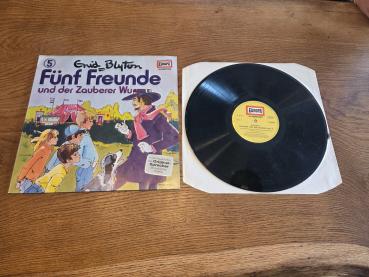 Fünf Freunde Folge 5 und der Zauberer Wu 1979 Europa 115644.6 Deutsche Pressung VG/VG+